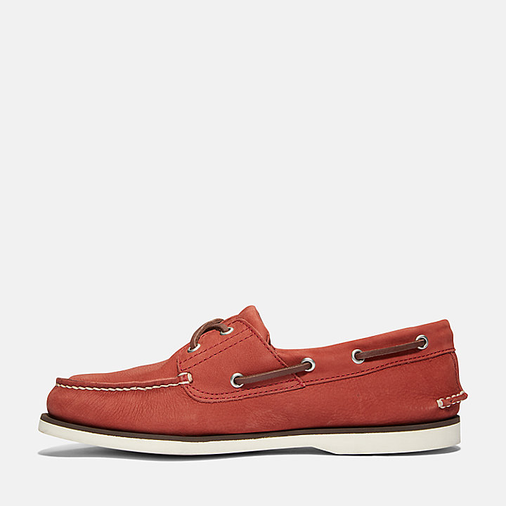 Sapato de Vela Clássico para Homem em vermelho