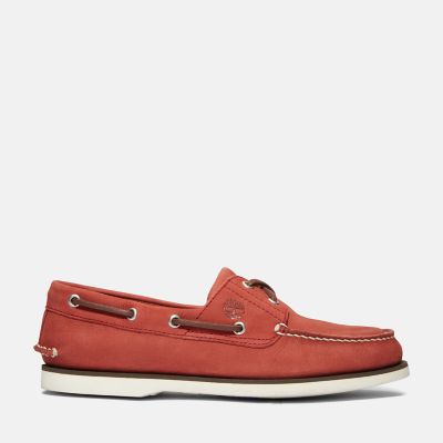 Timberland Classic Boat Shoe For Men In Red Red