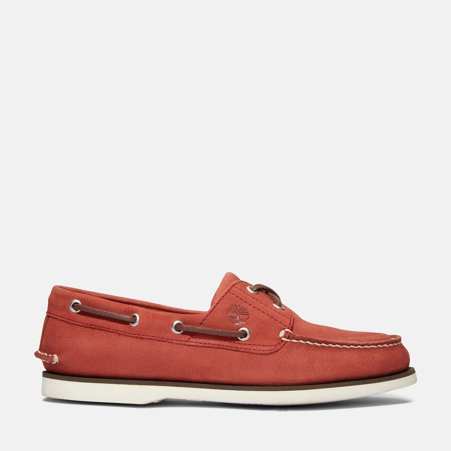 Timberland Classic Boat Shoe For Men In Red Red, Size 9.5