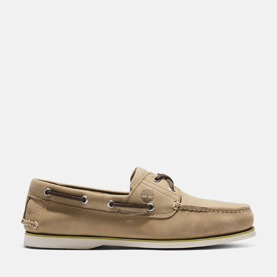 Classic Boat Shoe for Men in Light Brown Nubuck | Timberland
