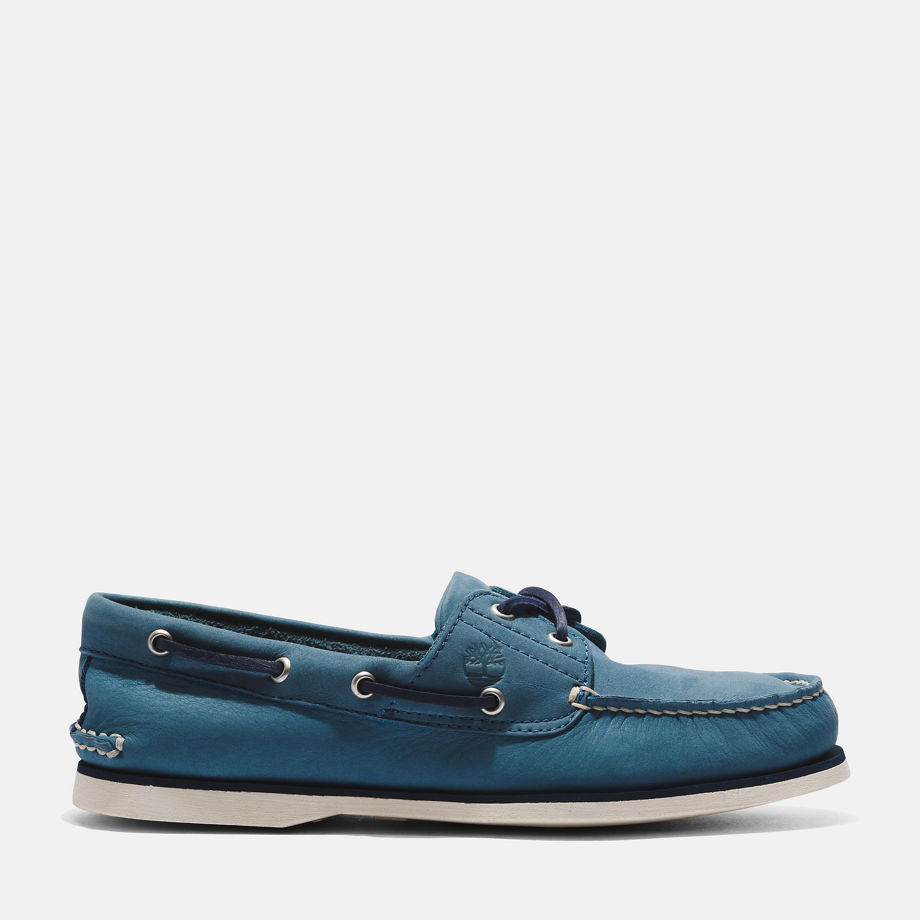 Timberland Classic Boat Shoe For Men In Blue Blue, Size 5.5