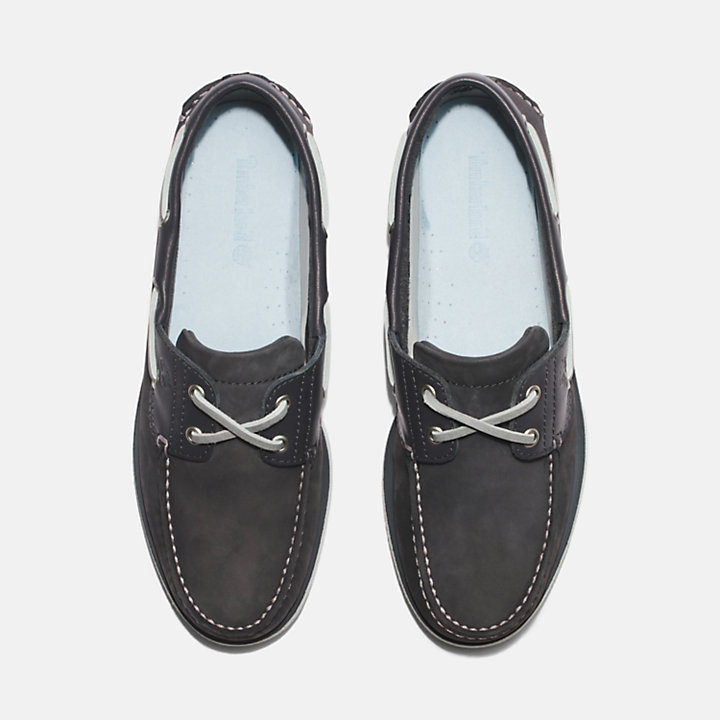 Classic Boat Shoe for Men in Dark Grey-