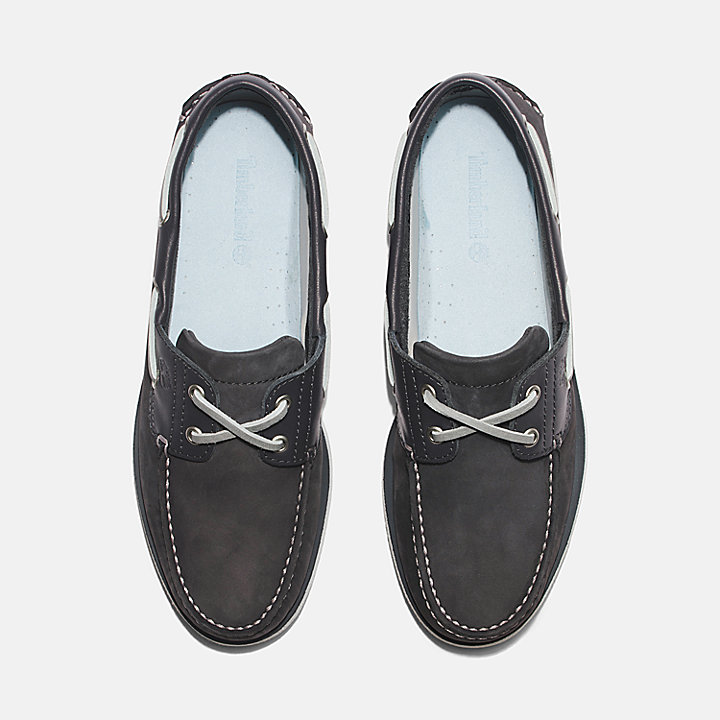 Sapato de Vela Clássico para Homem em cinzento-escuro