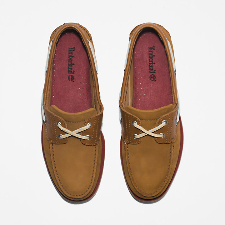 Classic Boat Shoe for Men in Brown Nubuck-