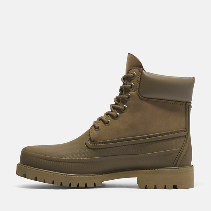 Timberland® Heritage 6 Inch Rubber Toe Boot for Men in Green | Timberland