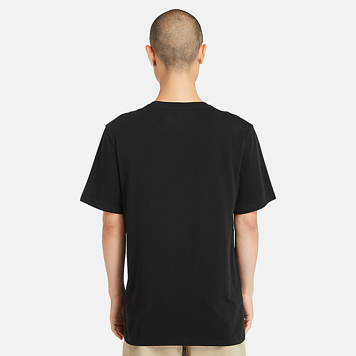 Campervan Graphic T-Shirt For Men in Black