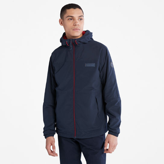 Comfort-lined Route Racer Jacket for Men in Navy | Timberland