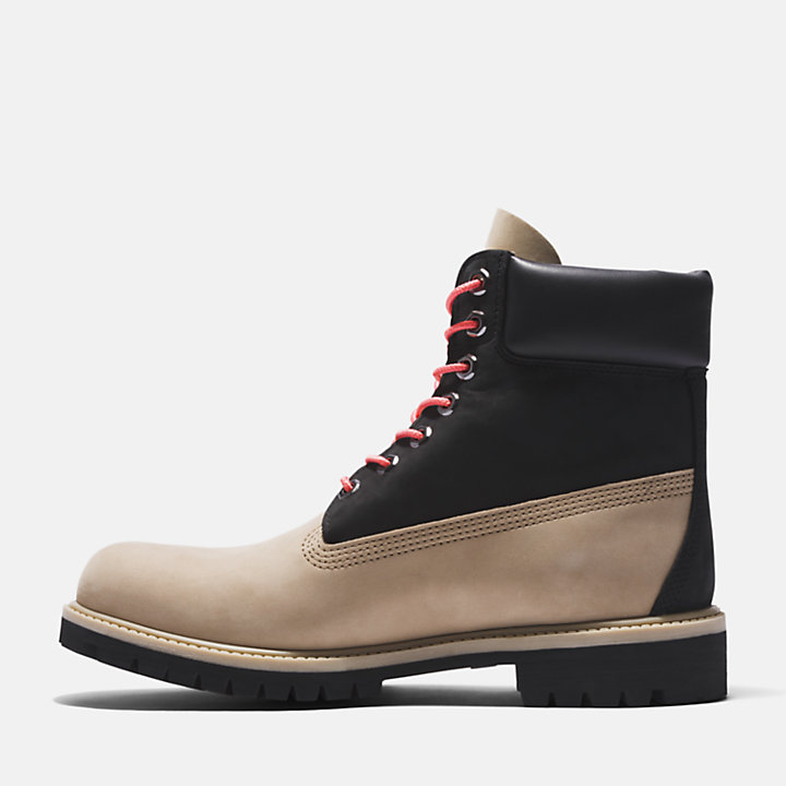 Timberland® Premium 6 Inch Boot for Men in Beige/Black-