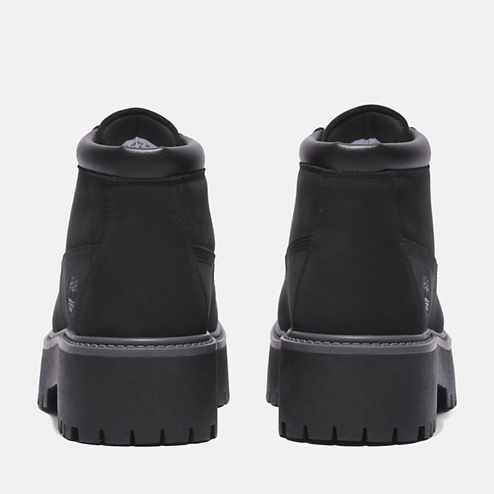Stone Street Scarponcini Chukka Impermeabili Timberland® Premium Platform da Donna in colore nero monocromatico-