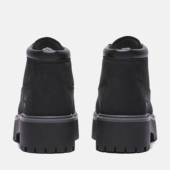 Stone Street Scarponcini Chukka Impermeabili Timberland® Premium Platform da Donna in colore nero monocromatico
