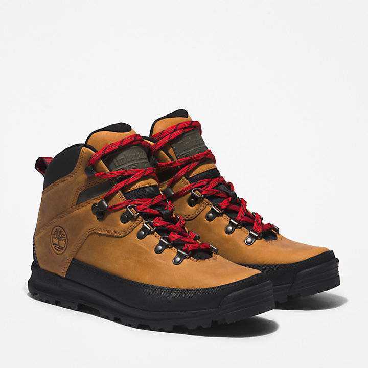 World Hiker Hiking Boot for Men in Yellow-