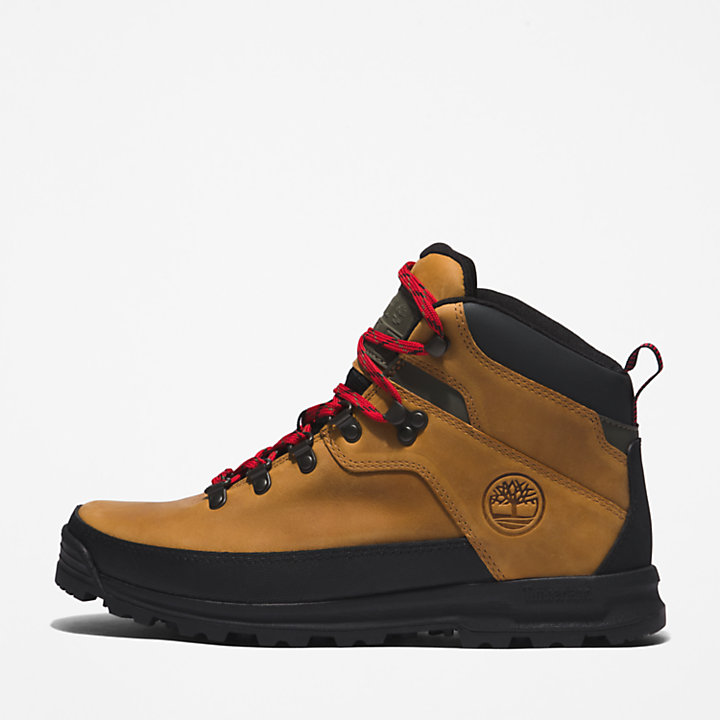 World Hiker Hiking Boot for Men in Yellow-