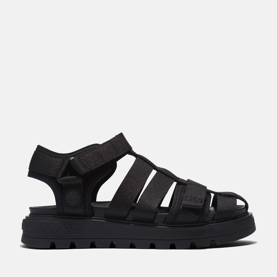 Timberland Ray City Ankle-strap Sandal For Women In Black Black