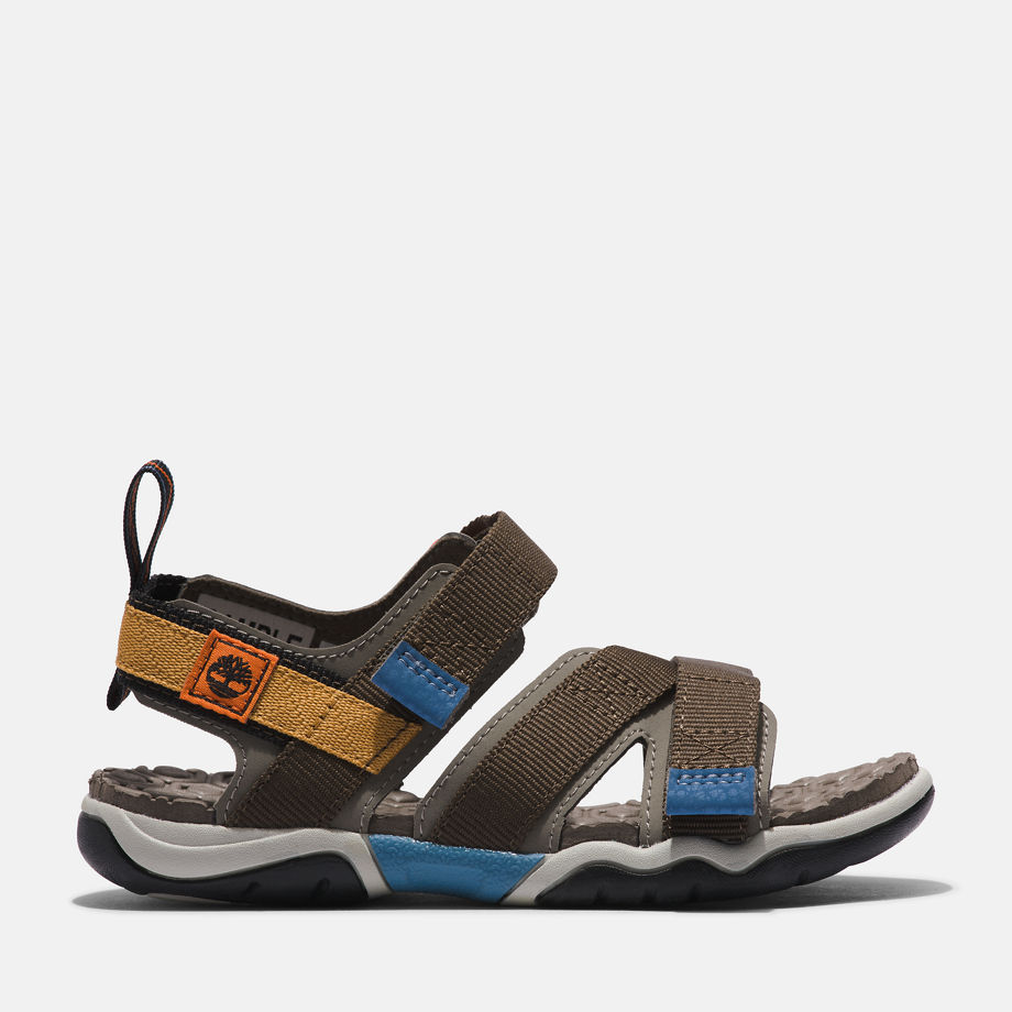 Timberland Adventure Seeker Sandal For Youth In Brown Brown Kids, Size 12.5