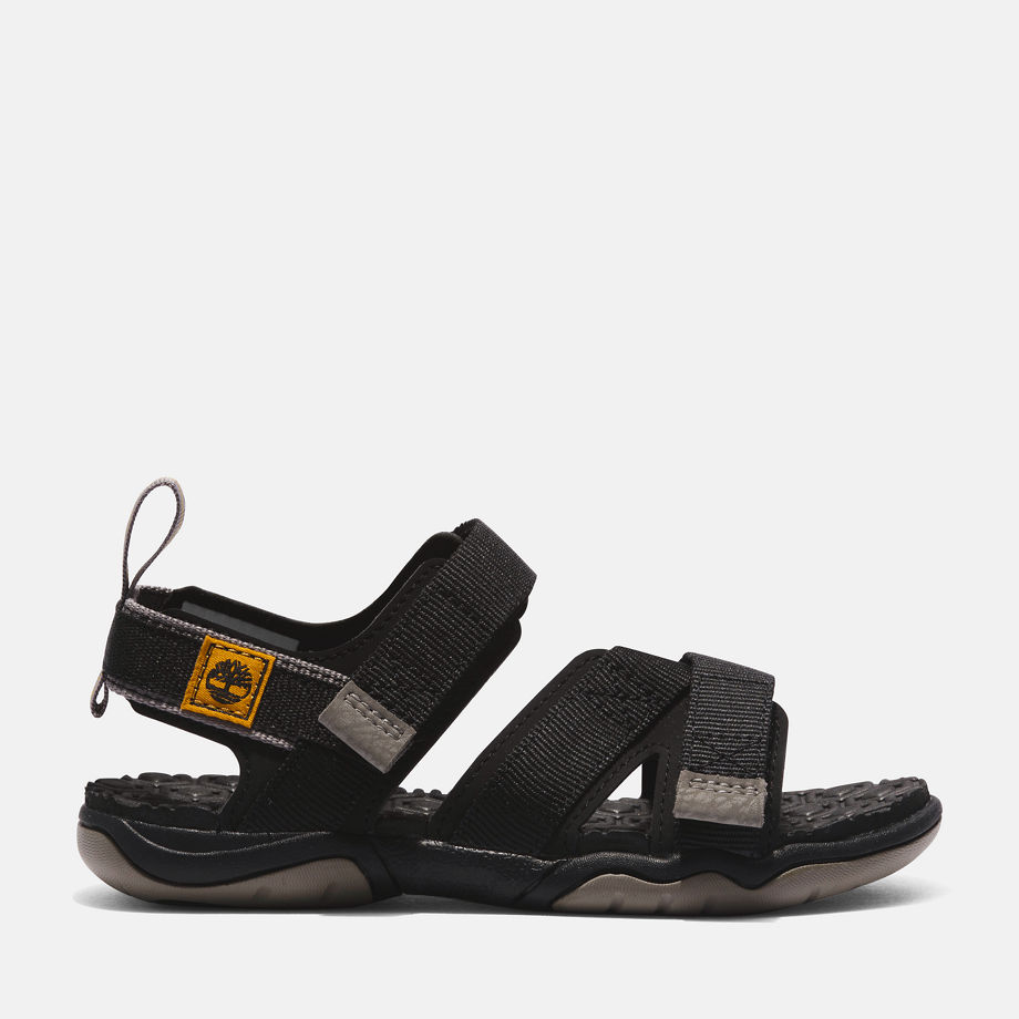 Timberland Adventure Seeker Sandal For Youth In Black Black Kids, Size 2.5