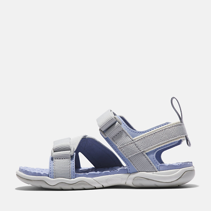 Adventure Seeker Backstrap Sandal for Youth in Light Grey | Timberland