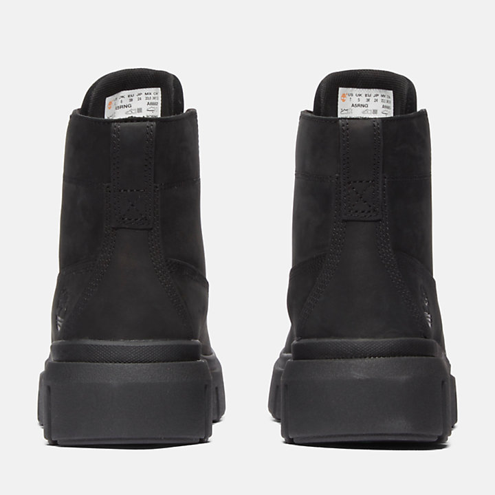 Leren Greyfield Boots voor dames in zwart-