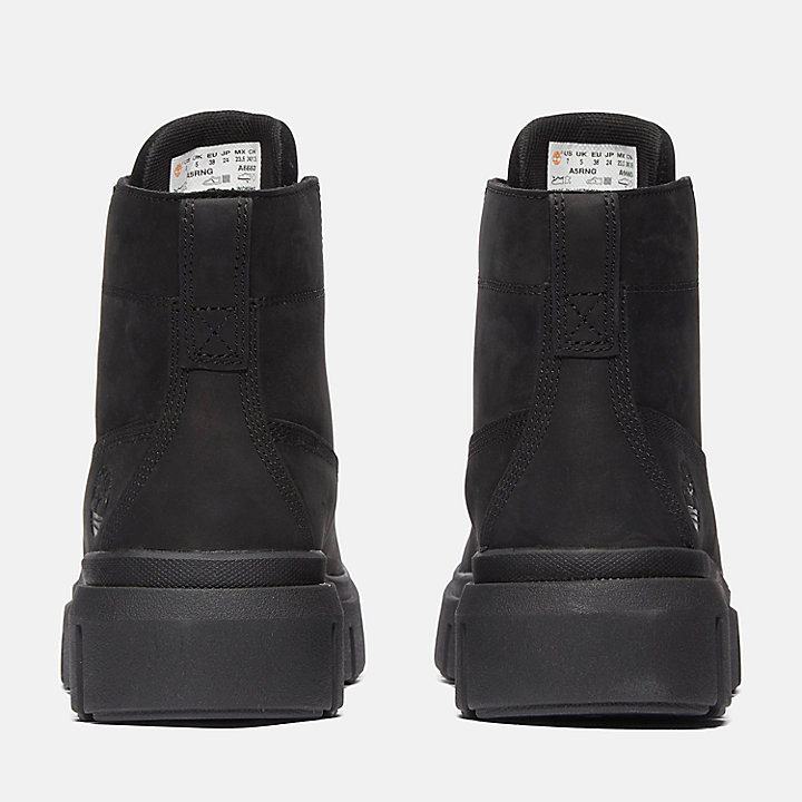 Leren Greyfield Boots voor dames in zwart