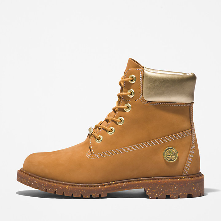 6-inch Boot Timberland® Heritage pour femme en jaune/or-