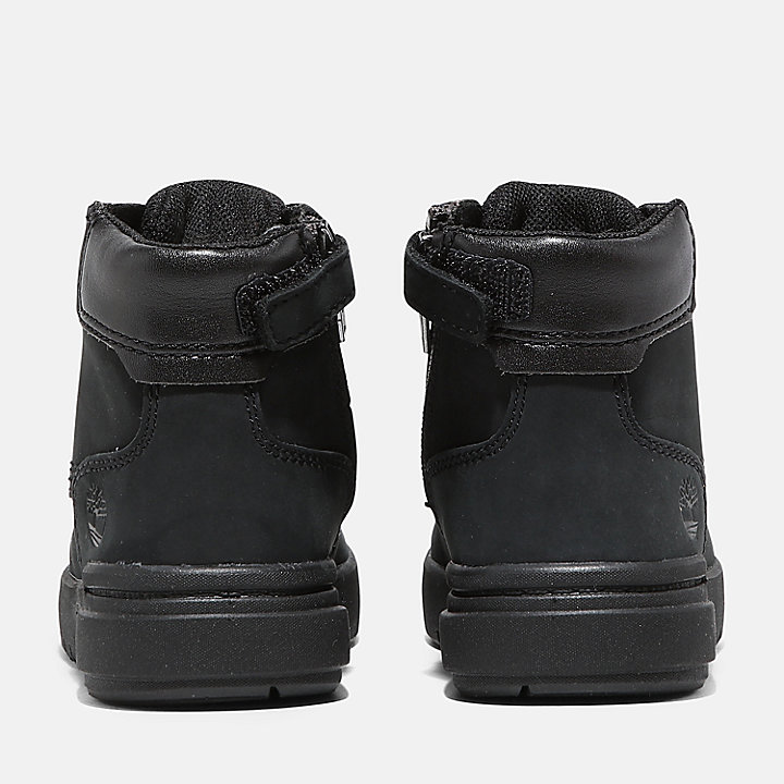 Seneca Bay 6 Inch Side-Zip Boot for Toddler in Black