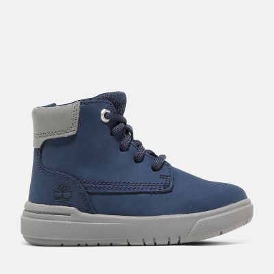 Seneca Bay 6 Inch Side-Zip Boot for Toddler in Navy | Timberland
