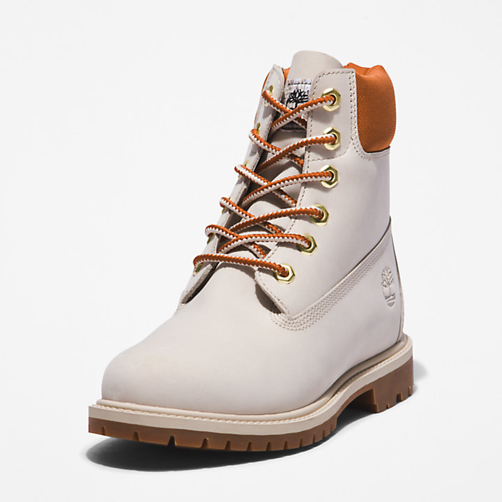 Timberland® Heritage 6 Inch Boot voor dames in wit-