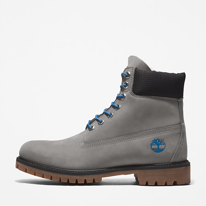 Timberland Premium® 6 Inch Boot for Men in Grey/Blue-