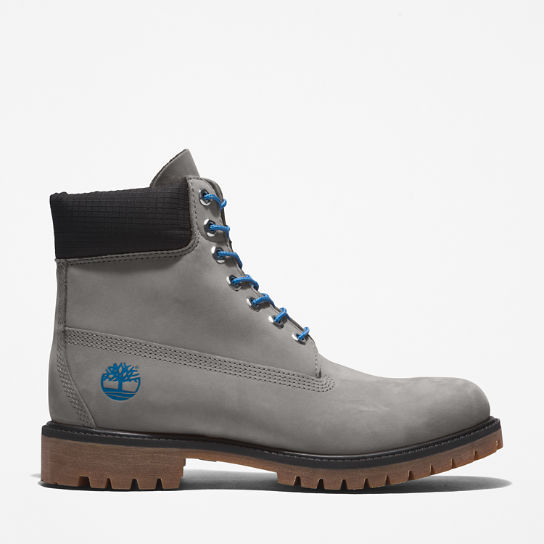 Timberland Premium® 6 Inch Boot for Men in Grey/Blue | Timberland