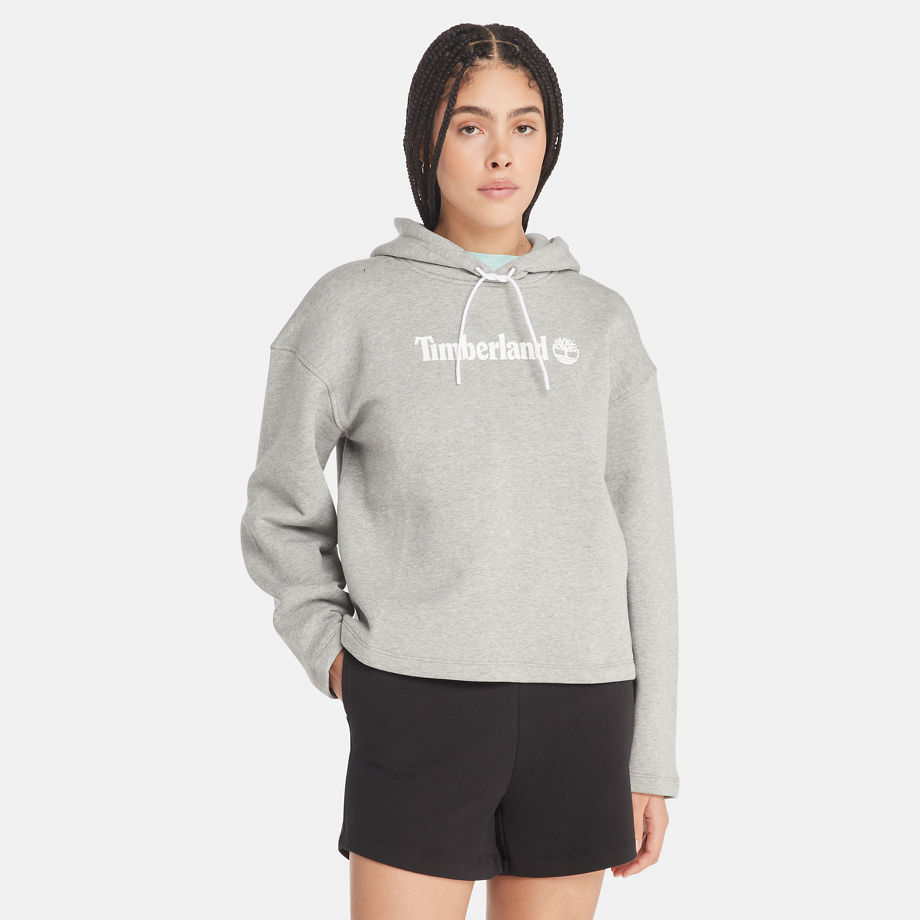 Timberland Brush Back Hoodie For Women In Grey Grey