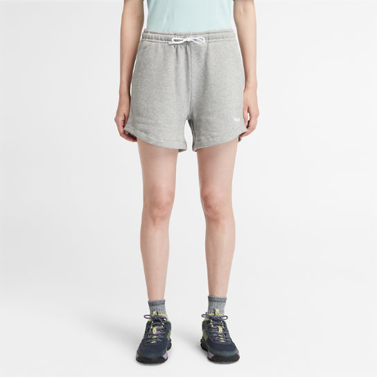 Pantalón corto con reverso cepillado para mujer en gris | Timberland