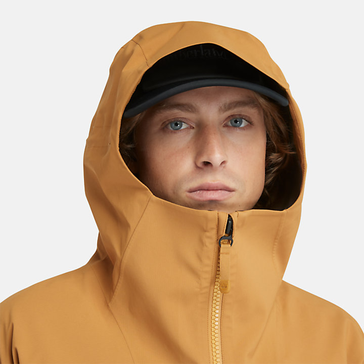 Caps Ridge Waterproof Motion Jacket For Men in Yellow-