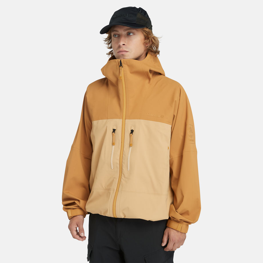 Timberland Caps Ridge Waterproof Motion Jacket For Men In Yellow Yellow
