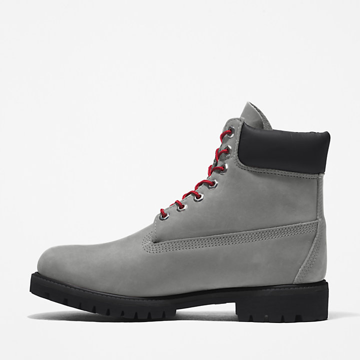 Timberland Premium® 6 Inch Boot voor heren in grijs/rood-