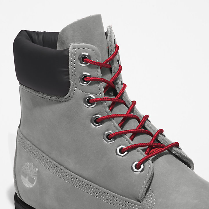 Timberland Premium® 6 Inch Boot voor heren in grijs/rood-
