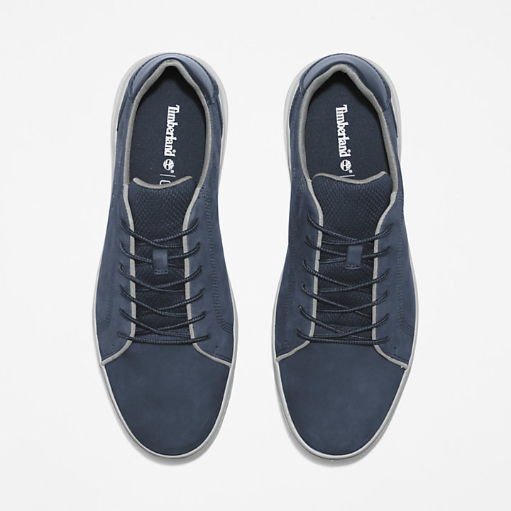 Seneca Bay Leren Sneaker voor heren in marineblauw-