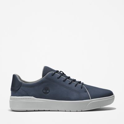 Timberland Seneca Bay Leather Trainer For Men In Navy Navy