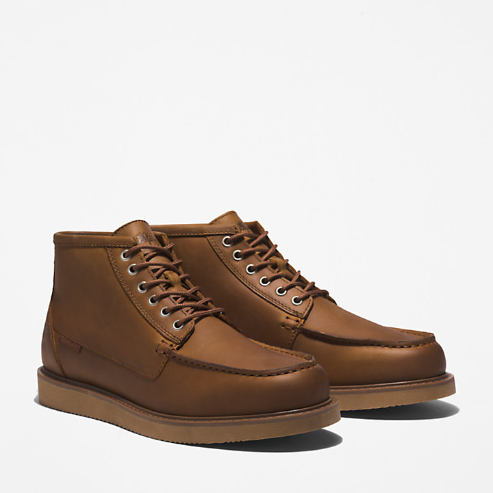 Newmarket II Moc-Toe Chukka Boot for Men in Brown-