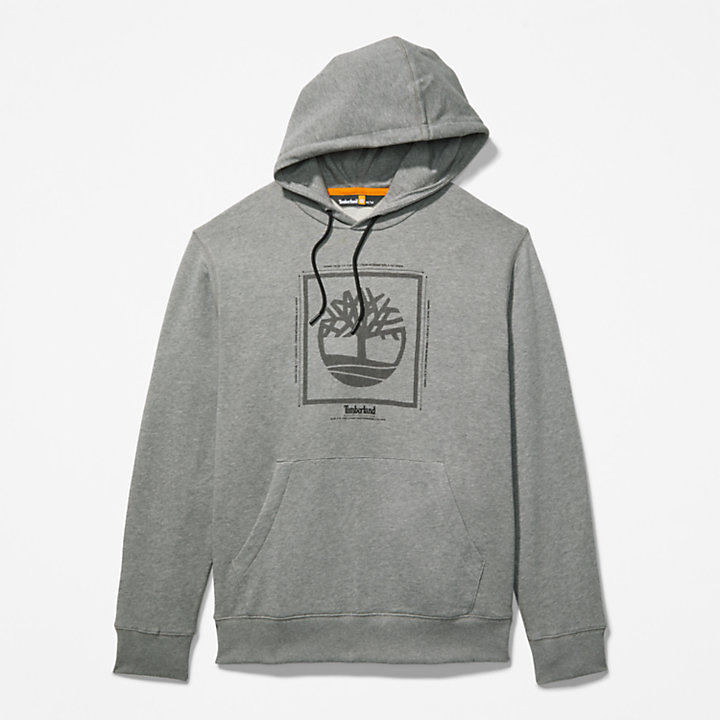 Logo Hoodie for Men in Grey-