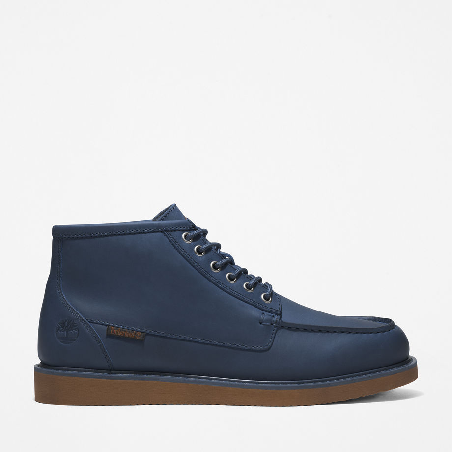 Timberland Newmarket Ii Moc-toe Chukka Boot For Men In Navy Dark Blue, Size 11.5
