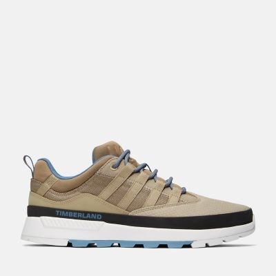 Euro Trekker Lace-Up Low Trainer for Men in Beige | Timberland