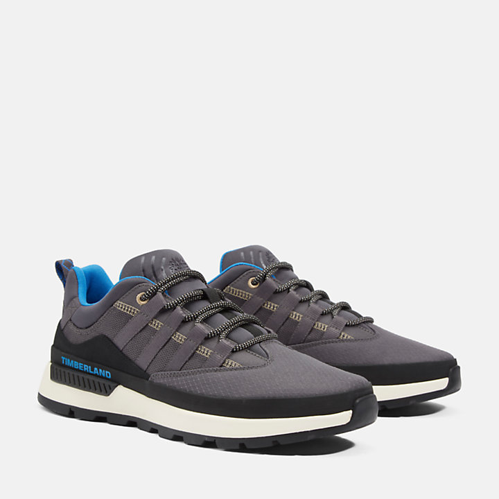 Euro Trekker Lace-Up Low Trainer for Men in Grey-