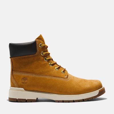 Timberland Tree Vault 6 Inch Boot For Junior In Yellow Light Brown Kids
