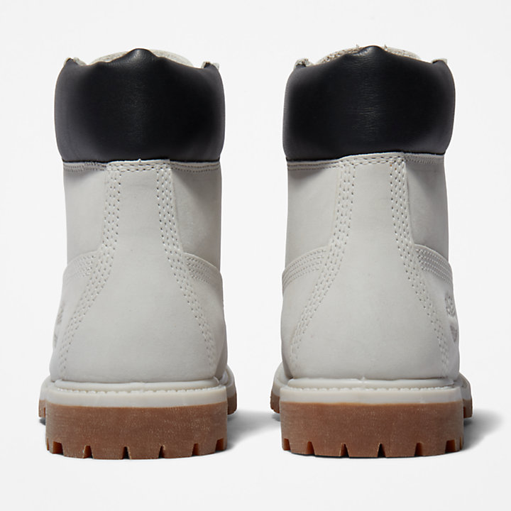 Timberland® Premium 6 Inch waterdichte boots voor dames in lichtgrijs-