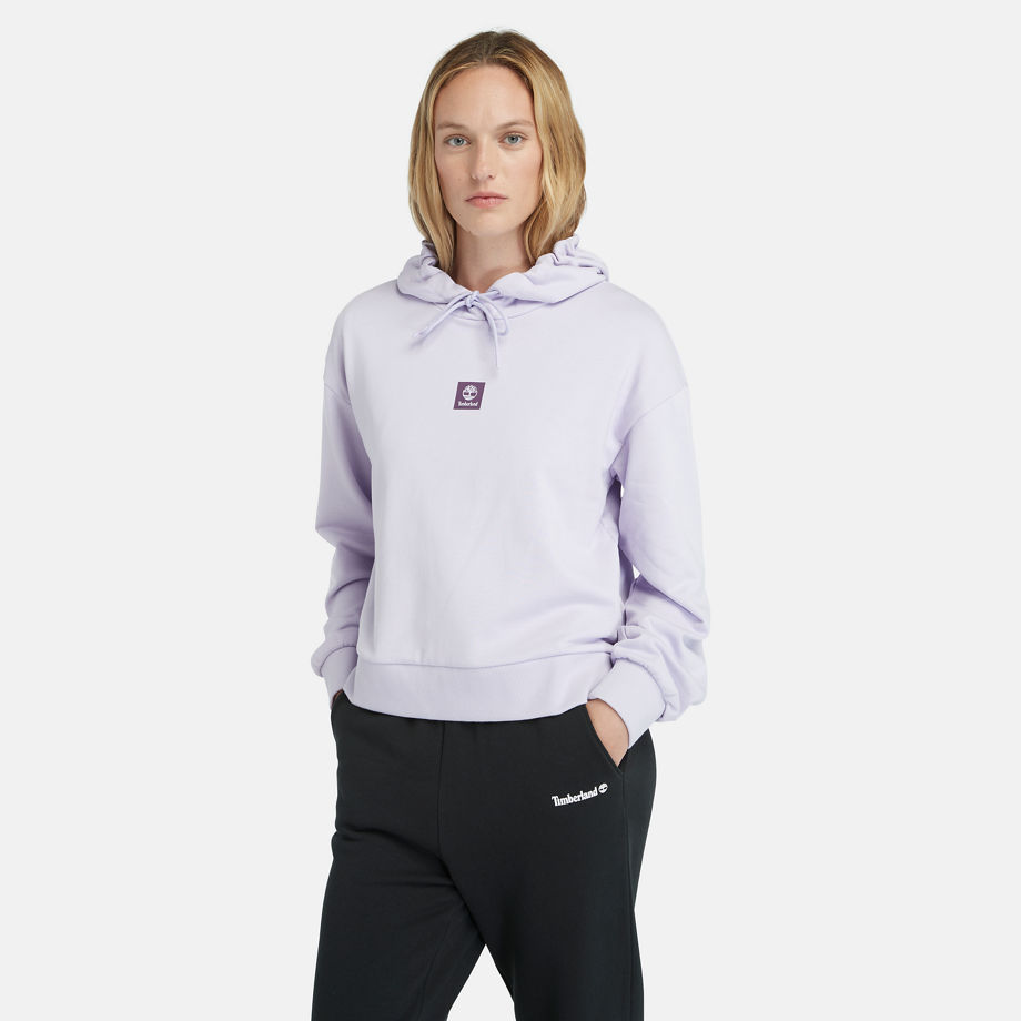 Timberland Loopback Hoodie For Women In Purple Purple, Size L