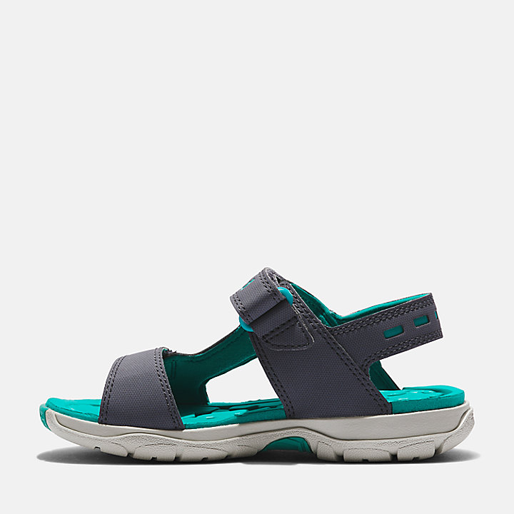 Moss Jump Strap Sandal for Youth in Dark Grey