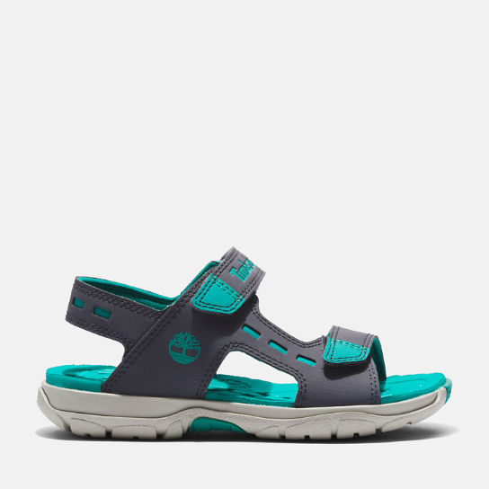 Moss Jump Strap Sandal for Youth in Dark Grey | Timberland
