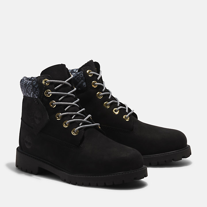 Timberland® Premium 6 Inch Boot for Junior in Black-