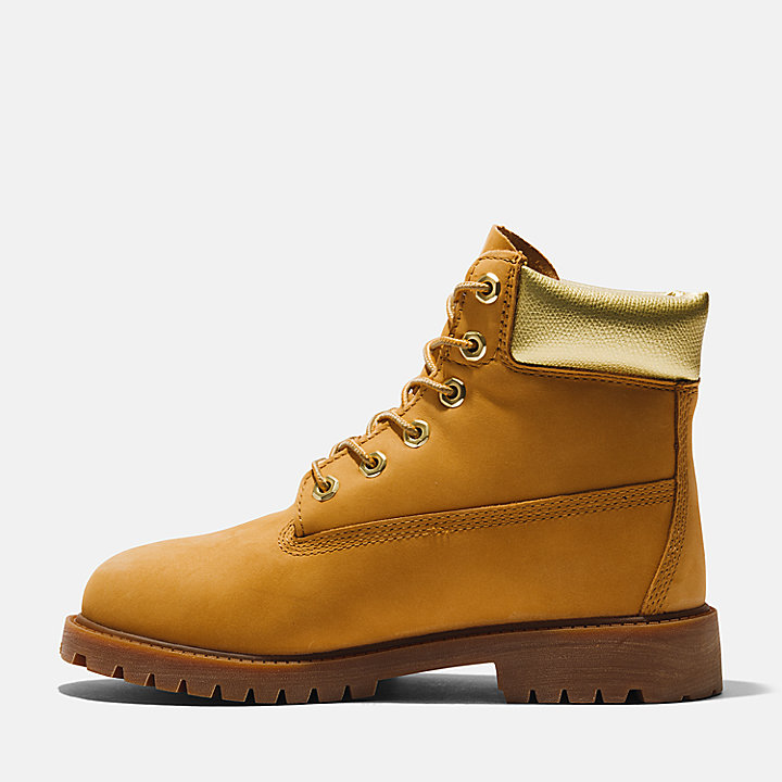 Timberland® Premium 6 Inch Boot for Junior in Yellow/Gold