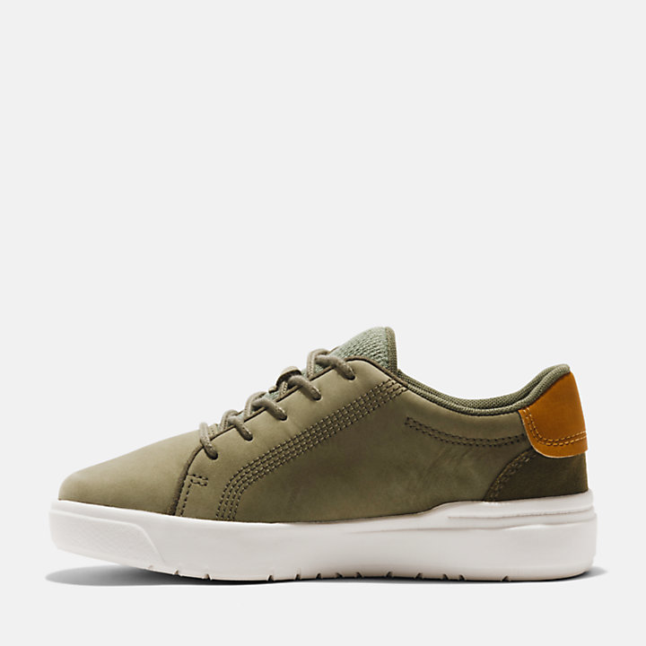 Seneca Bay Leather Trainer for Youth in (Dark) Green-