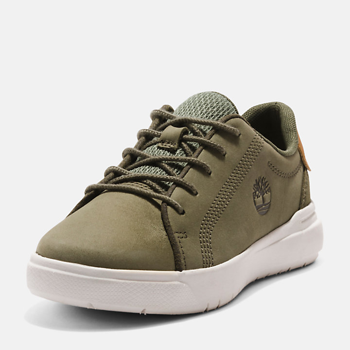 Seneca Bay Leren Sneakers voor Kids in groen-